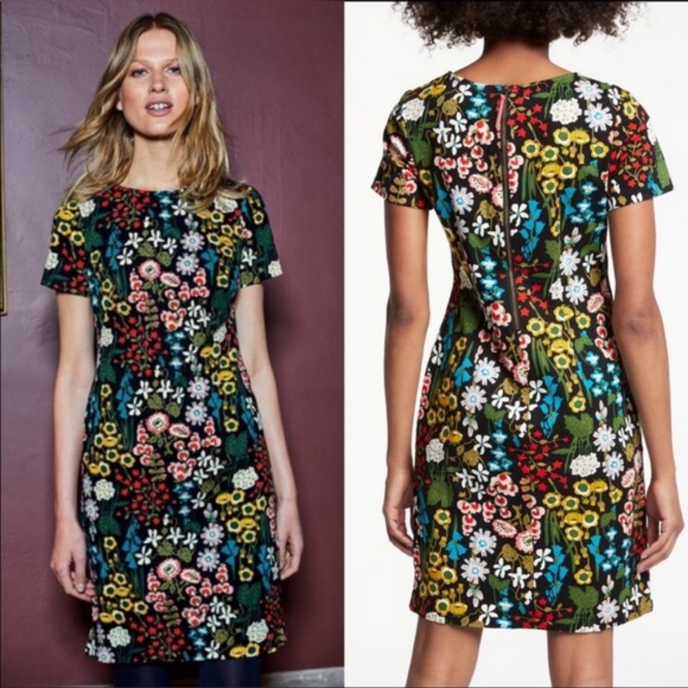 Boden Carina Floral Shift Dress 6